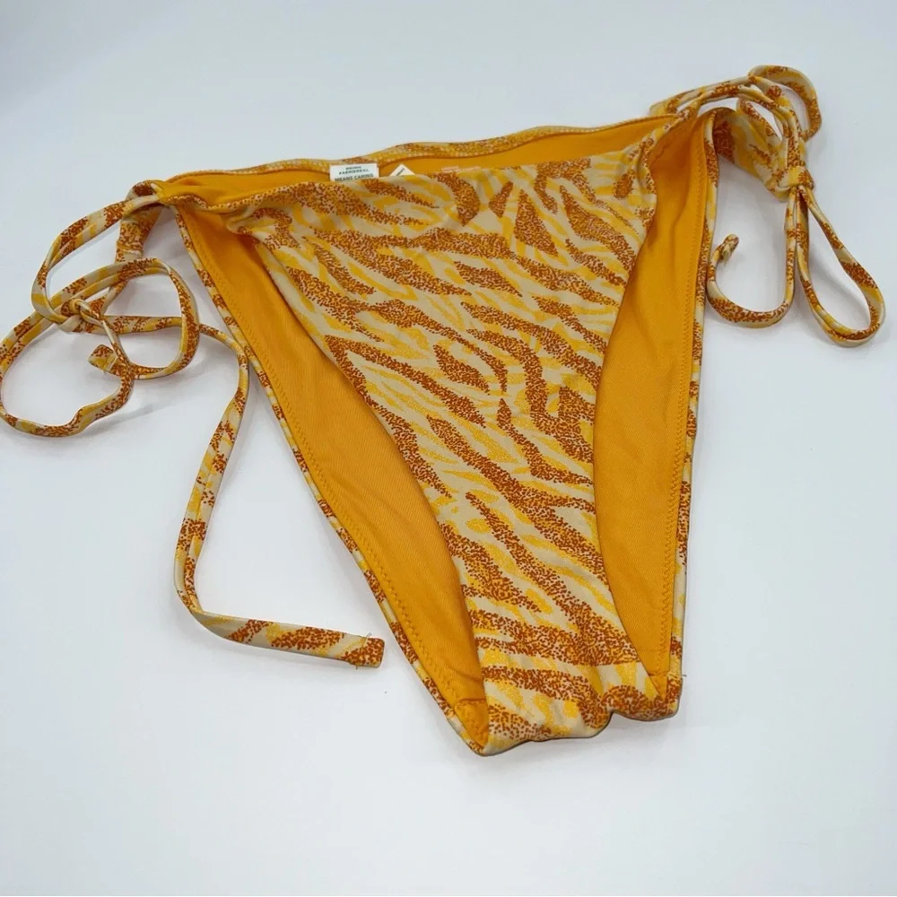Aerie NWT Tie Cheekiest Bikini Bottom in Sea Salt size Large